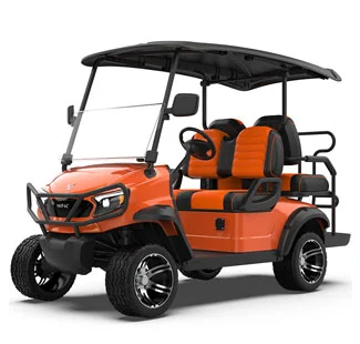 GML 2 2 Seater Orange mengangkat keranjang Golf