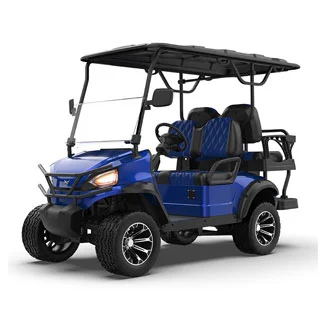 GGL 2 2 tempat duduk biru mengangkat kereta Golf