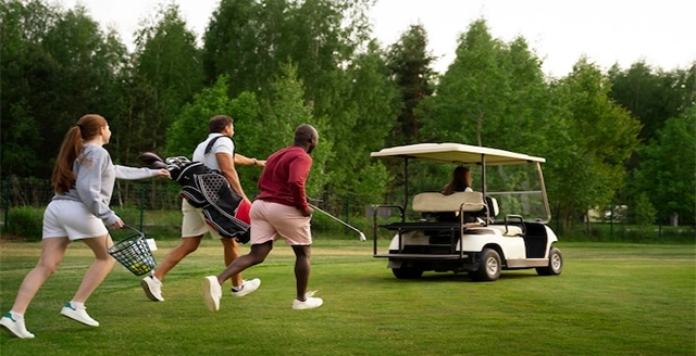 Pengembaraan kereta Golf elektrik yang mengejutkan